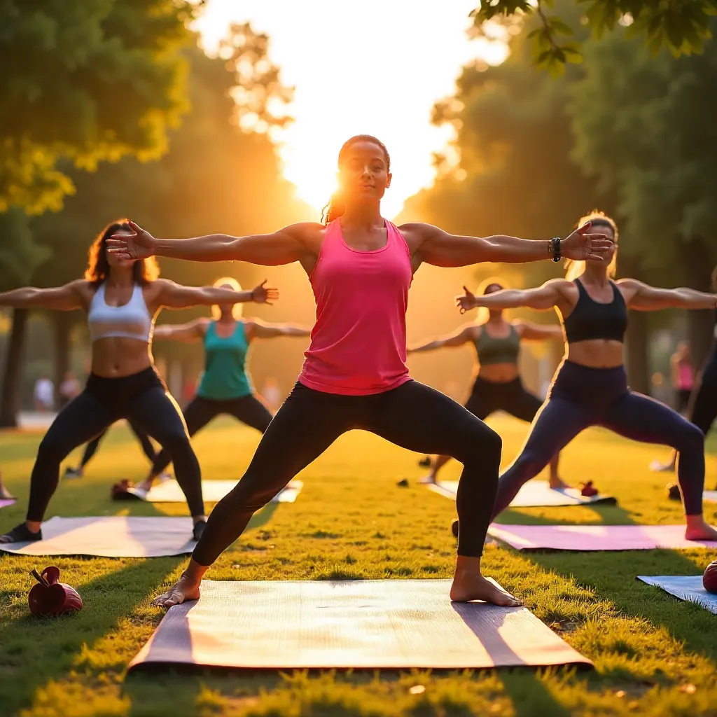 HIIT workout session in progress