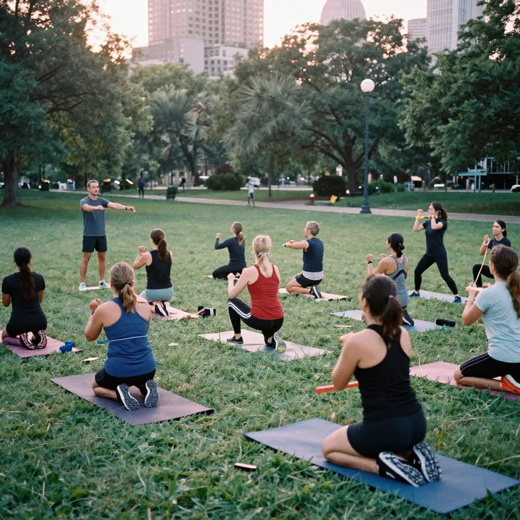 Training session with multiple participants