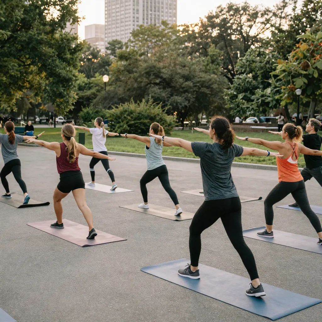 Outdoor training session